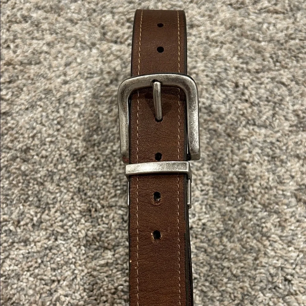 Columbia Brown Leather Kids Belt
